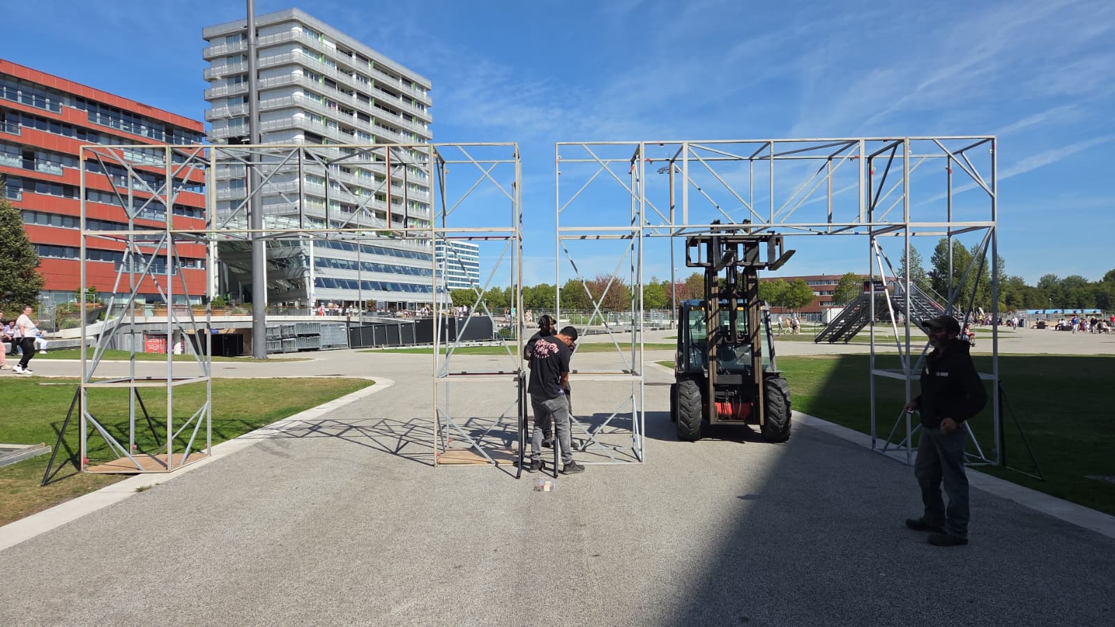 Op- en afbouw Esplanade Op- en afbouw Esplanade